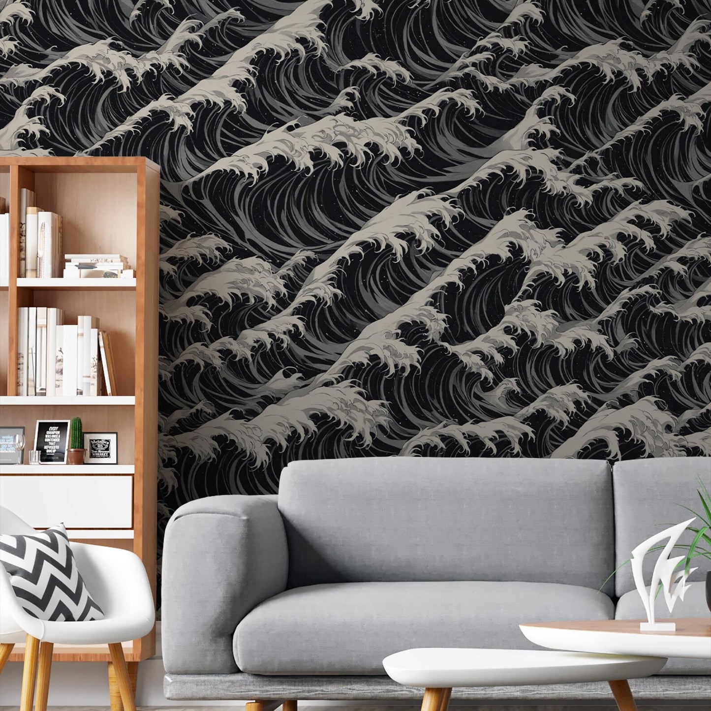 The Great Wave off Kanagawa Wallpaper Mural | Japanese Traditional Art | Ukiyo-e Style Wall Decor - 2